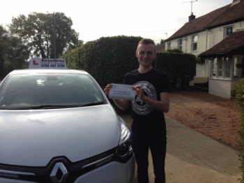 Congratulations to Adam Dent who passed his driving test this morning at Poole DTC just TWO driving faults very good drive we are all delighted for you<br />
<br />
<br />
<br />
Congratulations from your instructor Louise and ALL of us at StreetDrive School of Motoring may we wish you many years of safe driving - Passed Thursday 15th September 2016