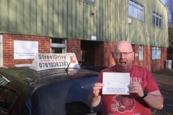 Phil is a great bloke and an excellent driving instructor of endless patience and expertise <br />
<br />

<br />
<br />
He grasped immediately the kind of support and tuition I needed and got me through two nerve laden test failures and through a successful third attempt <br />
<br />

<br />
<br />
Iacute;m delighted to recommend him as a driving instructor of the highest quality - Passed Monday 13th February 2017