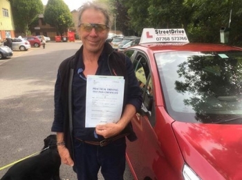 Congratulations to 'David Pupkini' who passed his driving test today at Chippenham DTC, and '1st attempt', fantastic news.<br />
<br />
<br />
<br />
Well done from your instructor 'Colin' and ALL of us at StreetDrive (School of Motoring), may we wish you many years of safe driving - Passed Thursday 7th September 2017.
