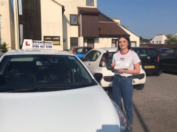 Louise was an excellent and supportive driving instructor who gave me the confidence to pass my test!! <br />
<br />
I would definitely recommend StreetDrive to anyone learning to drive! Thank you Louise! - Passed Friday 31st August 2018.