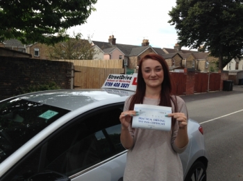 A huge well done to Emma Clough for passing her driving test 1st Attempt at Poole DTC it was a great drive and we are all delighted for you<br />
<br />

<br />
<br />
Congratulations from your instructor Shaun and ALL of us at StreetDrive School of Motoring may we wish you many years of safe driving - Passed Friday 29th July 2016