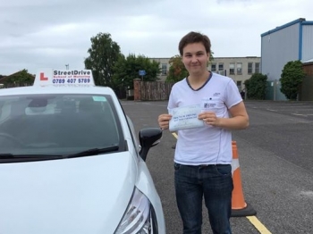 I did a 25hr driving course with Shaun from StreetDrive midway through my course Shaun unfortunately got injured so his wife Louise completed my course <br />
<br />

<br />
<br />
Both of them made the experience really enjoyable they were both fantastic driving instructors <br />
<br />

<br />
<br />
I passed 1st attempt and would thoroughly recommend to anyone… Passed Tuesday 25th July 2017