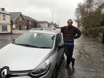 Congratulations to 'John Shelper' who passed his driving test this afternoon at Poole DTC, just “THREE” driving faults, a superb drive considering the wind and heavy rain, we are ALL delighted for you.<br />
<br />
Congratulations from your instructor 'Shaun' and ALL of us at StreetDrive (School of Motoring) - Passed Tuesday 27th November 2018.