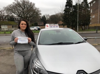 Delighted for “Lacey Smith' who passed her driving test today at Poole DTC, just “FIVE” driving faults, very well done, fantastic news.<br />
<br />
Congratulations from your instructor 'Shaun Street' and ALL of us at StreetDrive (School of Motoring), may we wish you many years of safe driving - Passed Thursday 24th January 2019.