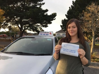 Over the moon for Loris White who passed her driving test today 1st Attempt just SIX driving faults we are ALL delighted for you<br />
<br />
<br />
<br />
Congratulations from your instructor Shaun and ALL of us at StreetDrive School of Motoring may we wish you many years of safe driving - Passed Friday 11th November 2016