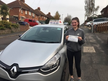 Fantastic, helped me so much. Definitely recommend them!<br />
<br />

<br />
<br />
Well done from your instructor’s 'Shaun' and ALL of us at StreetDrive (School of Motoring), may we wish you many years of safe driving - Passed Tuesday 17th October 2017.