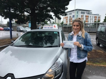 Delighted for 'Maddy-Bell Taylor' who passed her driving test today at Poole DTC, 1st Attempt, “FIVE” driving faults”, fantastic news.<br />
<br />
Well done from your instructor 'Shaun” and ALL of us at StreetDrive (School of Motoring), may we wish you many years of safe driving - Passed Thursday 31st May 2018.