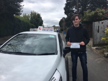 Delighted for Morten Winther who passed his driving test today at Poole DTC just THREE driving faults fantastic news<br />
<br />
<br />
<br />
Well done from your instructor Louise and ALL of us at StreetDrive School of Motoring may we wish you many years of safe driving - Passed Thursday 27th April 2017