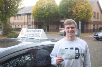 Beep, beep, congratulations to 'Ned Sweeney' who passed his driving test at Chippenham DTC, “1st Attempt”, just “TWO” driving faults, very well done.<br />
<br />
Congratulations from your instructor 'Philip' and ALL of us at StreetDrive (School of Motoring), may we wish you many years of safe driving - Passed Monday 19th November 2018.
