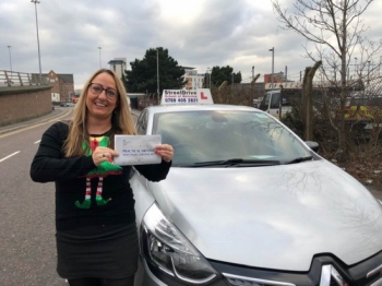 Beep, beep, congratulations to 'Nicky Marcelin-Horne' who passed her driving test this morning at Poole DTC, and at the “1st attempt”, we are ALL delighted for you.<br />
<br />
Congratulations from your instructor 'Shaun' and ALL of us at StreetDrive (School of Motoring), may we wish you many years of safe driving - Passed Friday 14th December 2018.