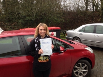 Congratulations to Olivia Worral who passed her driving test 1st Attempt very well done <br />
<br />
<br />
<br />
Congratulations from your instructor Colin and ALL of us at StreetDrive School of Motoring may we wish you many years of safe driving - Passed Wednesday 16th December 2015