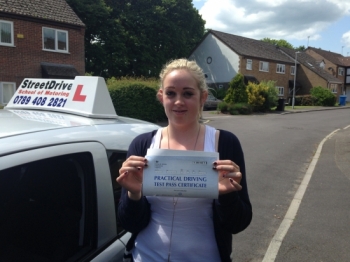 I passed my driving test with Shaun from StreetDrive I would highly recommend him to anybody wanting to learn to drive<br />
<br />

<br />
<br />
It was such a pleasant experience very warm and welcoming I felt very comfortable throughout all my driving lessons<br />
<br />

<br />
<br />
Shaun has now taught me my best friend and my boyfriend to drive a first class instructor thank you : - Passed Tuesday 24th May 2016