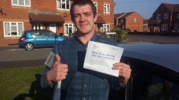 Congratulations to Rob Hall who passed his driving test 1st Attempt on Monday 14th March 2016 just FOUR driving faults very well done<br />
<br />
<br />
<br />
Congratulations from your instructor Roger Marsh and ALL of us at StreetDrive School of Motoring may we wish you many years of safe driving