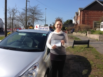 And this happened today congratulations to Rosie Russell who passed her driving test on Monday 14th March 2016 just SIX faults very well done<br />
<br />

<br />
<br />
Congratulations from your instructor Louise and ALL of us at StreetDrive School of Motoring may we wish you many years of safe driving