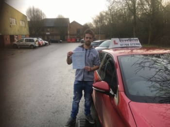 Very well done to Stuart Milne on passing his driving test at Chippenham DTC we are ALL delighted for you<br />
<br />
<br />
<br />
Congratulations from your instructor Colin and ALL of us at StreetDrive School of Motoring may we wish you many years of safe driving - Passed Wednesday 21st December 2016