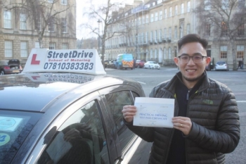 Delighted for 'Thean Wei Ang' who passed the new “SatNav” driving test today at Chippenham DTC, and 1st Attempt, such fantastic news.<br />
<br />
<br />
<br />
Well done from your instructor 'Philip' and ALL of us at StreetDrive (School of Motoring), may we wish you many years of safe driving - Passed Thursday 25th January 2018.