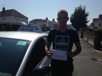 Excellent driving instructor thanks for all your help I couldnacute;t of done it without Shaun and StreetDrive SoM<br />
<br />
<br />
<br />
Well done to Tommy Forse who passed his driving test 1st Attempt at Poole DTC great news we are all delighted for you - Passed Wednesday 17th August 2016